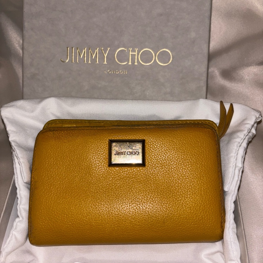 Jimmy Choo Saffron Wallet Leather - full inclusion!